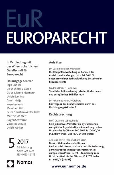 Europarecht (EuR)